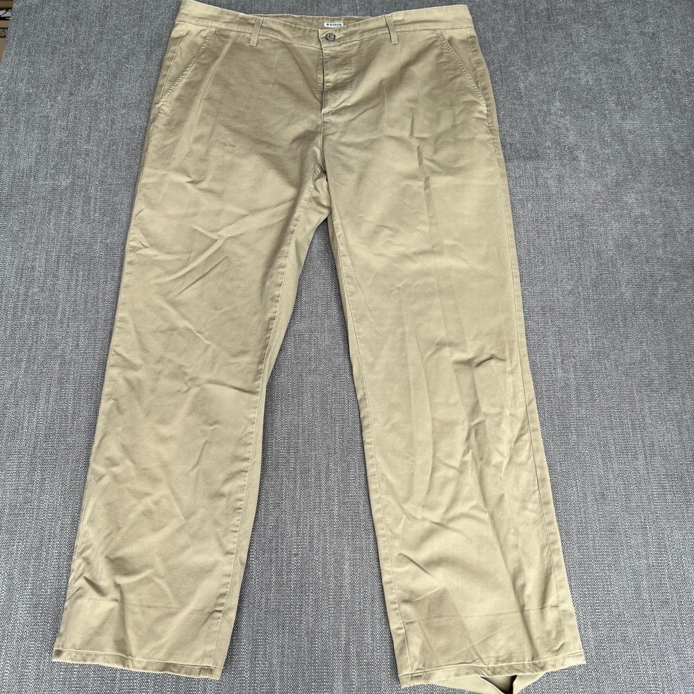 AG Adriano Goldschmied Supply Chino Pants Mens 38 Tan Twill Stretch Straight Leg